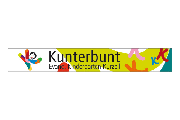 Kindergarten Kunterbunt Banner